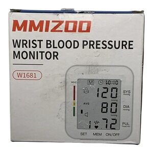 MMIZOO -‎ Wrist Blood Pressure Monitor W1681 - Digital Display